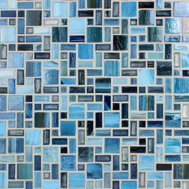 Cosmopolitan, Azure & Mosaic Pattern | NPT Pool Tile