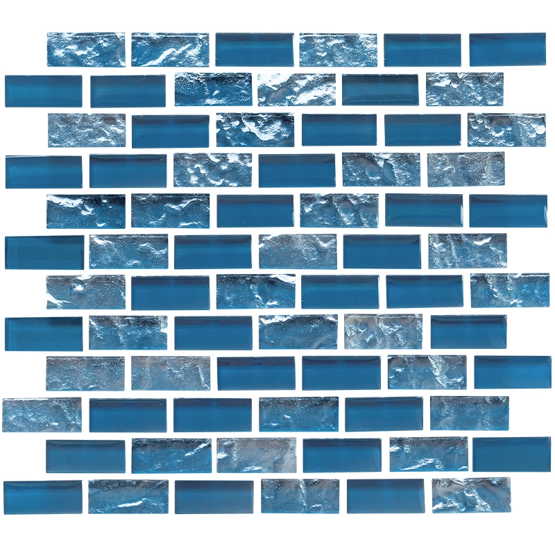 Elysium, Blue - 1" x 2" | NPT Glass Pool Tile