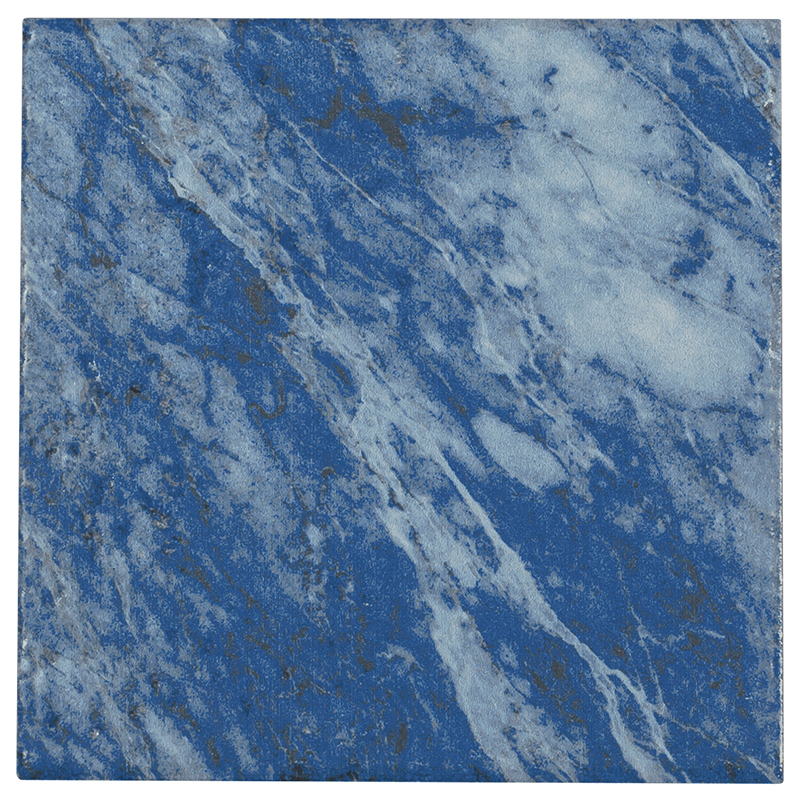 Marblestone Blue Marble 6" x 6" | NPT Marblestone Glass Pool Tile