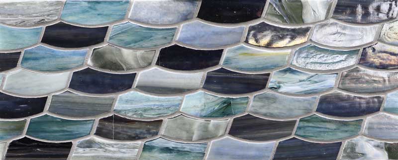 Mermaid, Abruzzo - Border | NPT Glass Pool Tile
