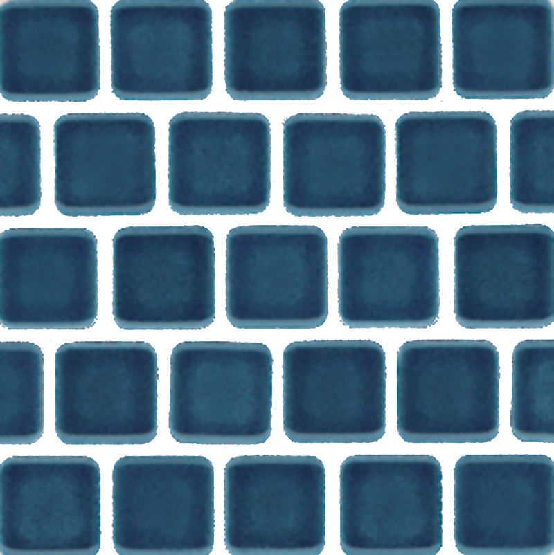 Mini Koyn Caribbean Blue 1" x 1" | NPT Mini Koyn Caribbean Blue Tile