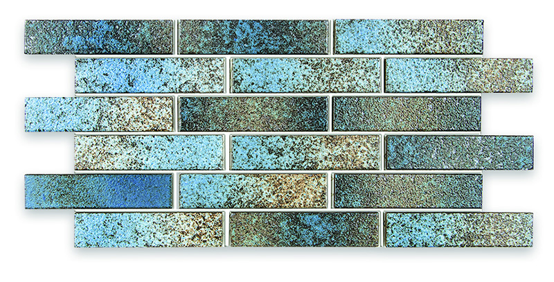Monsoon Border, Dark Blue - Mosaic Border | NPT Mosaic Pool Tile