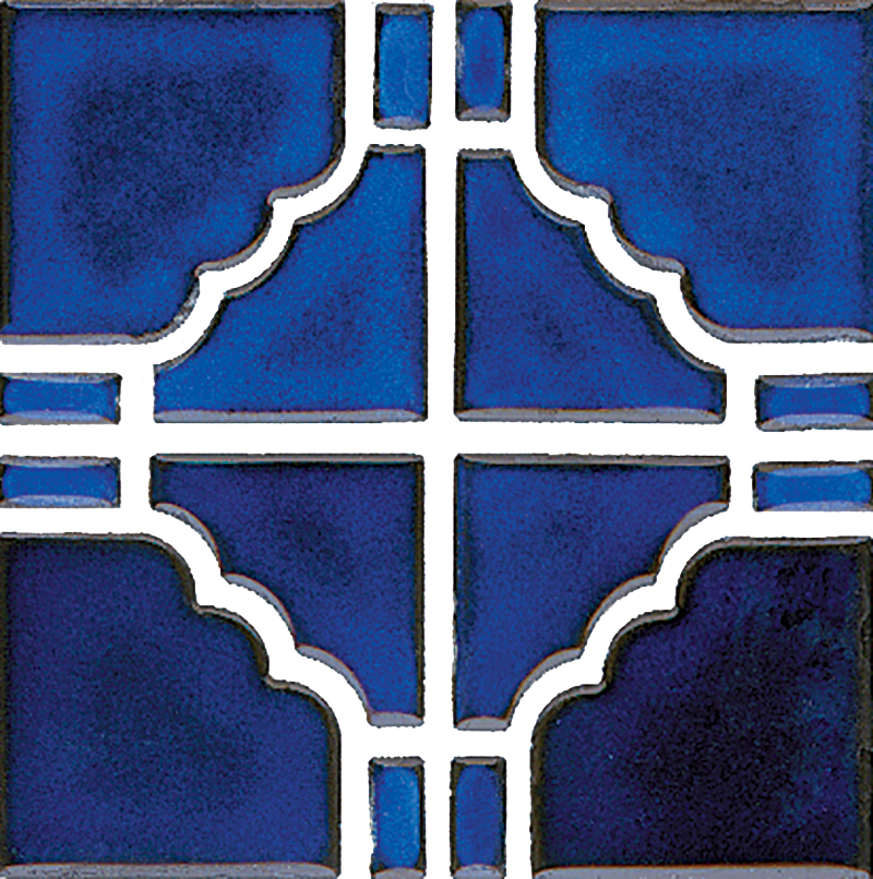 Moonbeam Cobalt Blue Mosaic Pattern | NPT Moonbeam Tile
