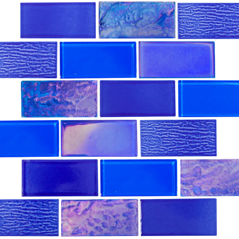 South Seas Blue 2" x 4" | NPT South Seas Glass Pool Tile