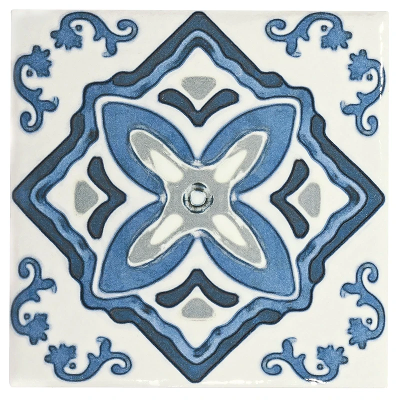 Talavera, La Paz - 6" x 6" | NPT Unglazed Pool Tile