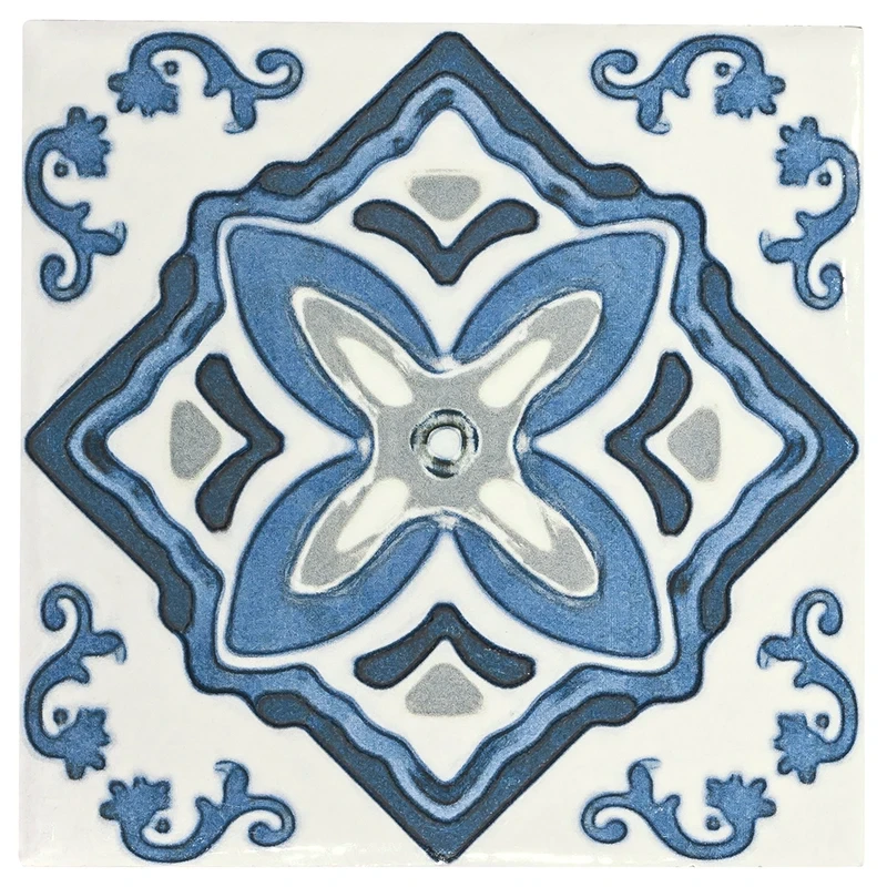 Talavera, La Paz - 6" x 6" | NPT Unglazed Pool Tile