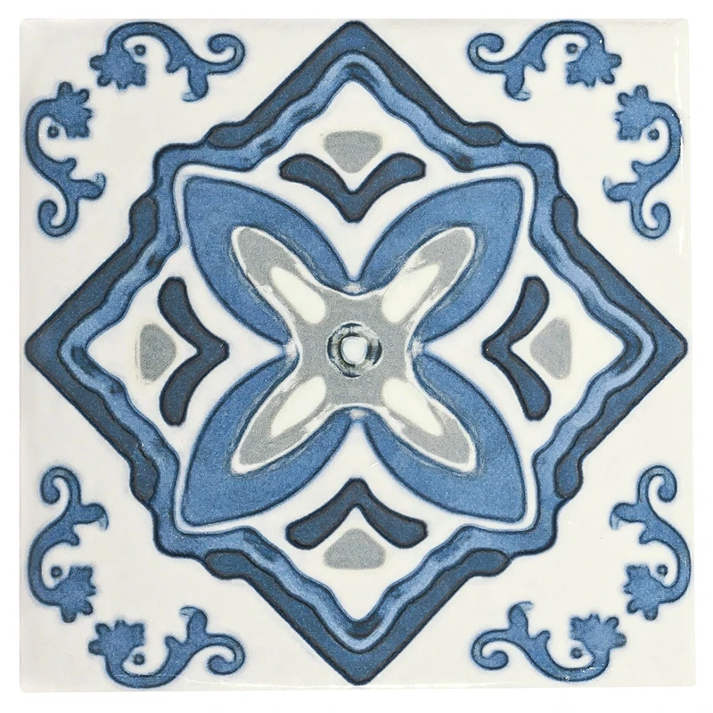 Talavera, La Paz - 6" x 6" | NPT Unglazed Pool Tile